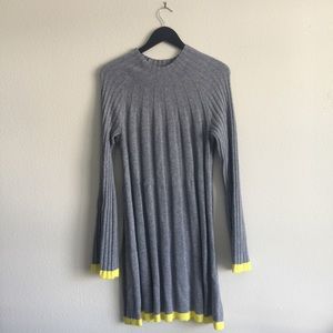 Anthropologie sweater dress light grey- small